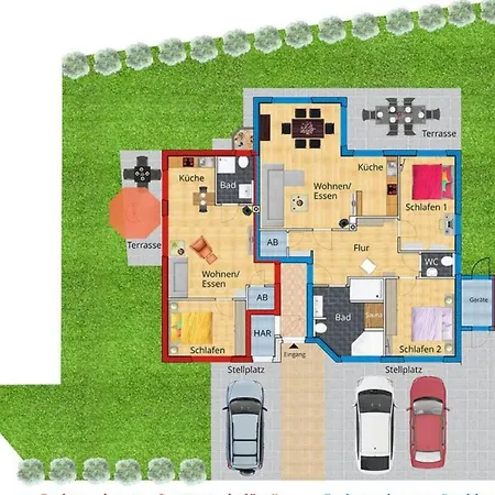 아파트 Gesamte In Mit Eigener Terrasse By Interhome 버헤브